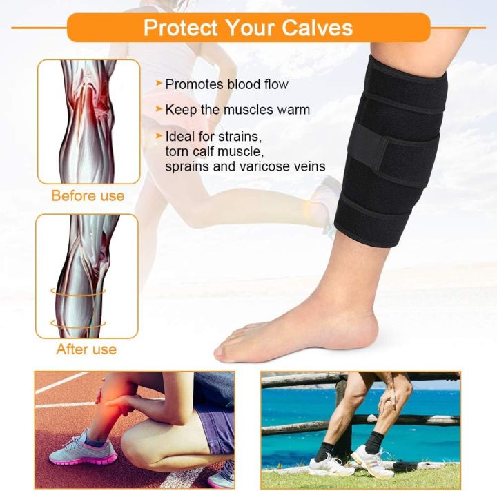 Calf%20Brace%20Adjustable%20Shin%20Splint%20Support%20Sleeve%20Leg%20Compression%20Wrap%20for%20Pulled%20Calf%20Muscle%20Pain%20Strain%20Injury,%20Swelling,%20Fits%20Men%20and%20Women%20-%20Image%203