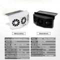 Car Car Exhaust Fan Summer Cool Air Circulation Cooler Solar Car Ventilation Fan.