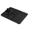 Anti-slip Multifunctional Car Dashboard Mat Keys Cell Phone Stand Holder Pad.