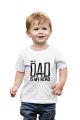 Printed Gifts Dad & Son Combo White T-Shirt My Father and My Son is Hero Pack of 2 T-Shirt White.