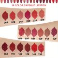 18 pcs/set velvet matte Capsule Lipstick Collection-long-lasting, waterproof, portable mini lip makeup gifts for all skin types-perfect for women who want vibrant red lip colors. 