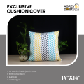 Exclusive Cushion Cover, Multicolor (14"x14") Only Cover, Set of 2. 