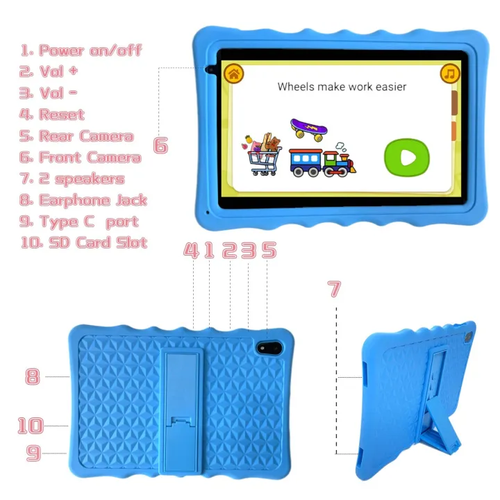 10.1inch%20Education%20Tablet%20Study%20Pad%20.Android11,64G%20HD%20Safety%20Eye%20Protection%20Screen,%20WiFi,%20Dual%20Camera,Montessori%20Education%20Toy.%20-%20Image%206