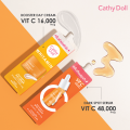 Whitamin C Day Cream & Whitamin C Spot Serum. 6ml+6ml Cathy Doll. 