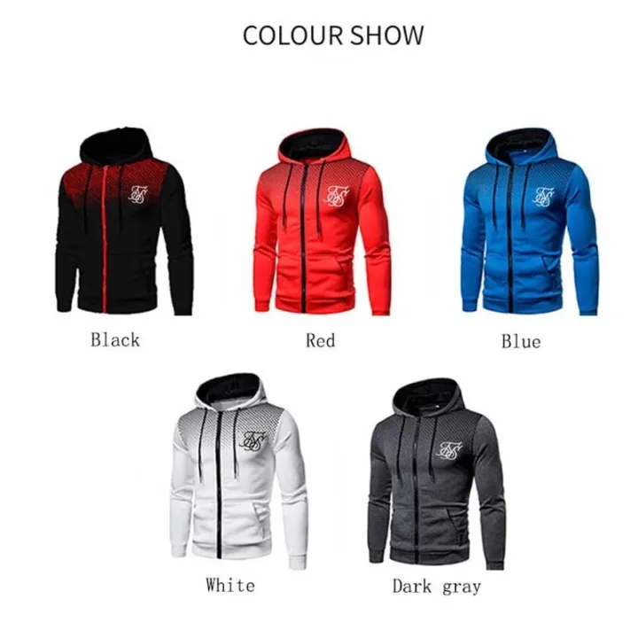 Ropa%20Hompre%20High%20Street%20Brand%20SikSilk%20Plus%20Velvet%20Print%20Polka%20Dot%20Men's%20Hoodie%20Outdoor%20Street%20Sports%20Running%20Training%20Sweatshirt%20-%20Image%202
