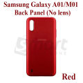 Samsung Galaxy A01/ M01 Back Panel/Backshell/ Casing + With Camera Lens + Side Buttons With Logo-All Colors Available. 