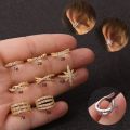 【beauty code store】1PC Helix Cartilage False Adjustable Ear Cz Ear Cuff No Piercing Earring Stainless Steel Jewelry 2023.