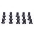 100PCS 3.5” Hard Drive HDD Tray Computer Chassis Hard Disk Black Screw For PC.