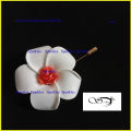 Artificial Flower Kathgolap Hijab Pin ( White ) -2 pc.