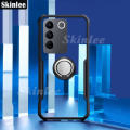 Phone Case VIVO V27 V27E Back Cover Clear Transparent Shockproof Handphone Cases Casing hp for Vivo V27E V27 Cover Cases Car Navigation Holder Ring Back Cover. 