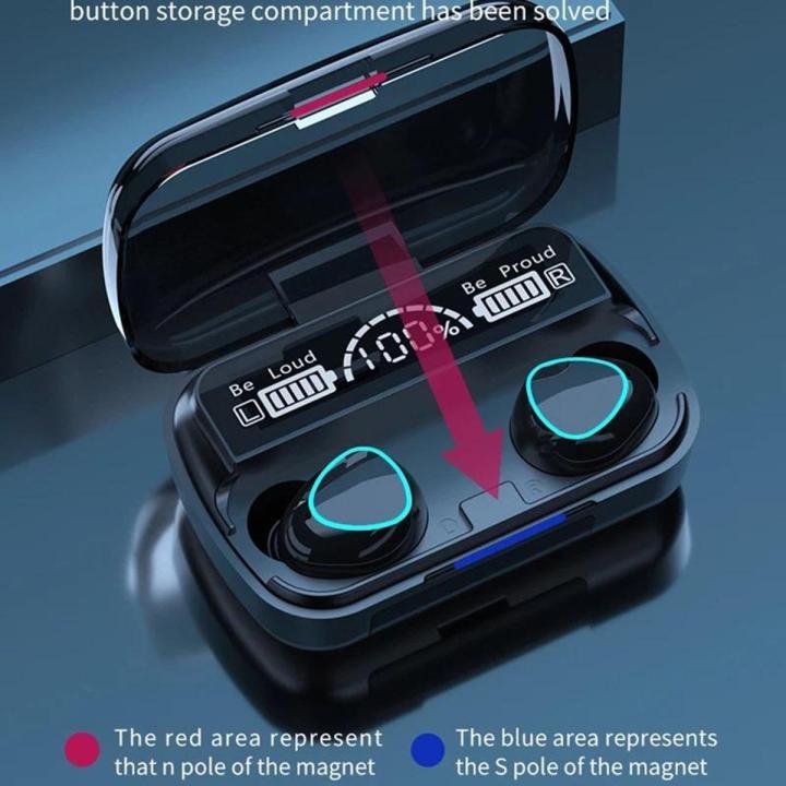 M10 TWS Ear buds with 9D HiFi Sound Bluetooth v5.