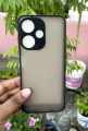 Camera Protection Bumper Phone Cases For Infinix Hot 30i Matte Translucent Shockproof Back Cover.