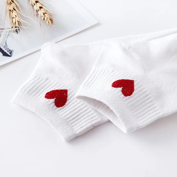 10pcs=5pairs%20Women%20Short%20Socks%20Red%20Heart%20Cute%20College%20Fresh%20Female%20Socks%20Soft%20Cotton%20Summer%20Autumn%20Girls%20Sock%20Meias%20Sox%20-%20Image%202