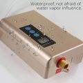 EU Plug Electric Water Heater 4000W 220V Instant Hot Water Heater Shower Faucet Tap Thermostat Heating White.