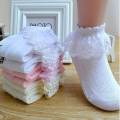 New Princess Baby Girl Socks Lace Ruffle Kids Girls Socks for 2 to 8 year babys free size Meia Infantil baby girl socks. 