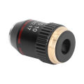 【Fashion】Achromatic Microscope Objective, 20.2mm Thread Corrosion Resistant 4X Magnification Clearer with Storage Box for Biological Microscopes. 