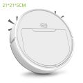 Robot Vacuum Cleaner Automatic 3-In-1 Wireless Sweeping Wet And Dry Cleaning Machine Rechargable Intelligent Vacuum Cleaner-011 White.