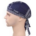 Unisex Women Men Bandana Hat Cotton Unisex Durag Print Cap Breathable Chemo Turban Fashion Headwrap Headwear Pirate Head Scarf. 