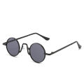 Retro hip-hop sunglasses small frame round Douyin Internet celebrity street mini glasses funny sunglasses little prince mirror. 