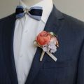 Wedding Boutonniere Bouquet Chest Brooch For Suit Lapel Fashion Accessories (1PS).
