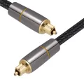 Optic Audio Cable 2M Toslink SPDIF Coaxial Cable for Amplifiers Player Soundbar Cable. 