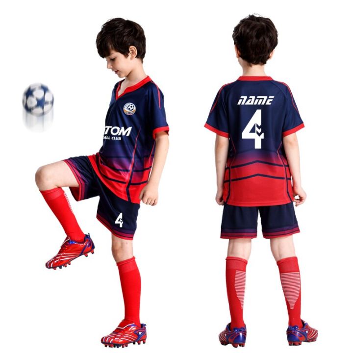 Wholesale%20Custom%20100%25%20Polyester%20Cheap%20Childrens%20Soccer%20Jersey%20Summer%20Breathable%20Football%20Jersey%20Set%20Soccer%20Uniform%20For%20Kids%20Y303%20-%20Image%204