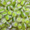 10Pcs Mini Bubble Spirit Level 10X6mm Circular Bullseye Bubble Levels For Leveling Tripod Telescope 10X6mm, Non-Adhesive. 