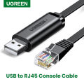Ugreen USB to RJ45 Console Cable RS232 Serial Adapter for Cisco Router 1.5m USB RJ 45 8P8C Converter USB Console Cable. 