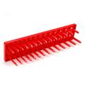 Tool parts 28 Slot Socket Rack Storage Rail Tray Holder Shelf Organizer Stand SAE 1/2'' Red.