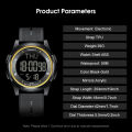 LouisWill Fashion Watches Multifunctional Watches Electronic Movement Watches Luminous Wristwatches 5ATM Waterproof Watches with Calendar Week Clock Stopwatch for Men Teenagers Students. 