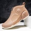New Rain Boots Men's Short Tube Rain Shoes Men's Construction Site Dual-Use Kitchen Anti-Slip Waterproof and Hard-Wearing Rain Rubber Boots.