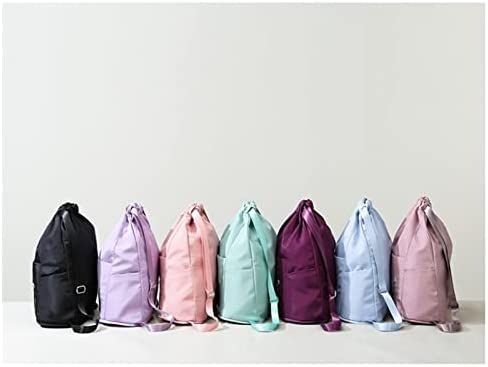 JAKEJAY%20Sports%20Bags%20Women's%20Gym%20Drawstring%20Folding%20Large%20Water%20Pool%20Swimming%20Yoga%20Travel%20Training%20Bolsas%20for%20Men's%20Waterproof%20Backpack%20(Color%20:%20Pink%201%20-%20Image%202