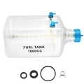 Fuel Tank Petrol Transparent Plastic Bottle 600CC CNC.