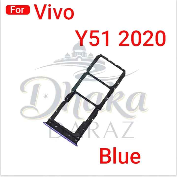 For%20Vivo%20Y51%20Sim%20Tray%20Micro%20SD%20Card%20Slot%20with%20Sim%20Ejector%20Pin%20Replacement%20Part%20-%20Image%202