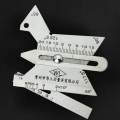 Professional Welding Seam Gauge, Gaps Inspection Ruler Bead Gage Welded Surfaces Joints. 