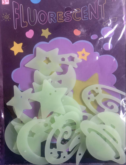 Exclusive Wall Decoration Radium Sticker - Gallaxy