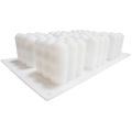DIY Tool 6 Cavity Silicone Candle Mold 3D Cube Shape Large Bubble Ball 3D Bubble Cube Mold Reusable Non-Stick DIY Mousse Cake Mold Soap Making.