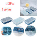 1/3pcs Mini Ice Cubes Mould Tray Plastic with Lid Home Kitchen Ice Maker.