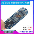 3S 12V 18650 10A Bms Charger Li-Ion Lithium Battery Protection Board Bms Pcb Short Circuit - Solar Panel. 