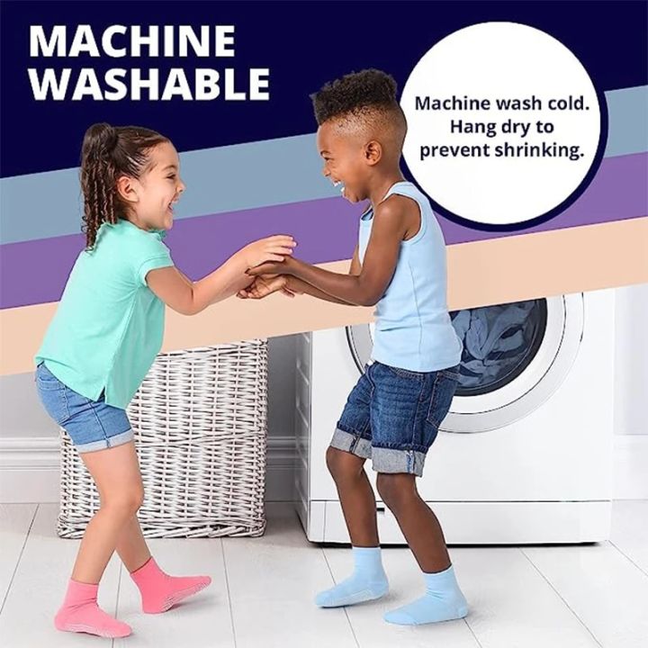 6%20Pairs/Lot%20Fashion%20Children%20Socks%20Grip%20Crew%20Socks%20with%20Non%20Slip/Anti%20Skid%20Soles%20for%20Baby%20Infants%20Toddlers%20Kids%20Boys%20Girls%200-7y%20-%20Image%202