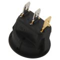 TWEXQNY-Round 3 Pin Rocker / Parking Off Switch Front Rear Walking Sensor. 