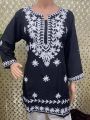 Kurti Soft Comfortable Breathable Fabric Premium Quality Stitched Fabric Trendy Design for Women and Girls. 