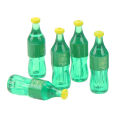 Mini Soda Bottles Mini Drink Bottle Delicate with Storage Basket for Living Room Play. 