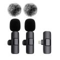 NEW Wireless Lavalier Microphone Audio Video Recording Mini Mic For iPhone Android Laptop Live Gaming Mobile Phone Microphone. 