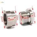 O2 Oxygen Sensor Step Style Bung Port Nut Fitting Plug Replacement M18X1.5. 