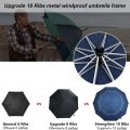 Automatic Wind Resistant Umbrella Rain Women Big 3Folding Double Layer Umbrella Men Large Travel Windproof Outdoor Umbrella Gift.