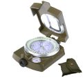 Aluminum Alloy Prismatic Compass with Pouch for Survival with Lensatic Waterproof Durable and Pocket-Sized. 