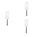 3 Pcs 20 x 5cm Mesh Platinized Titanium Anode Rhodium Jewelry Plating Plater Tool Mesh with Handle Jewellery Tool.