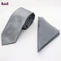 Wedding Tie Handkerchief Men's Necktie & Pocket Square Set.
