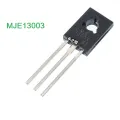 5Pcs MJE13003 E13003 13003 NPN Transistor 400V 4A 40W Electronic Power Transistor NPN Switch Mode High Voltage Triode Transistor TO-126. 